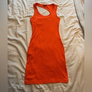 Orange Mini Dress from Revolve